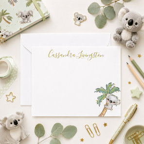 Cute Koala Bear Note Card