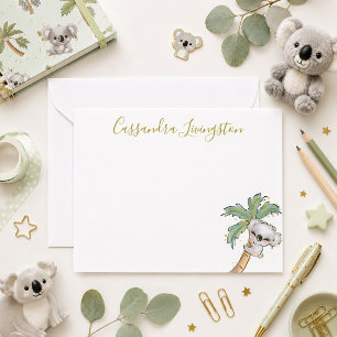 Cute Koala Bear Note Card