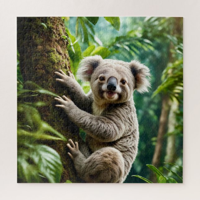 Cute Koala Bear on a tree Jigsaw Puzzle (Vertical)
