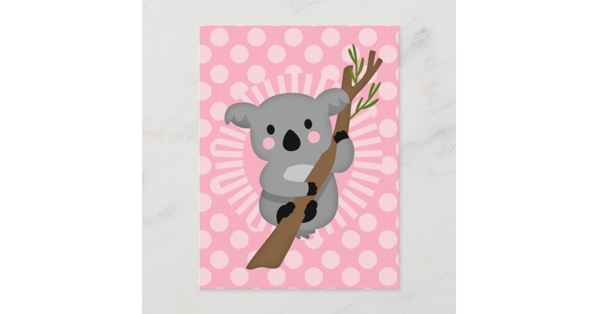 Cute Koala Bear Lover Gift for Girls Pink Letter L PopSockets Grip and  Stand for Phones and Tablets
