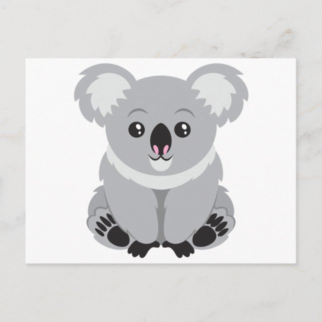 Cute Koala Bear Postcard (Front)