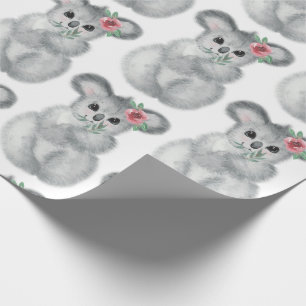 Cute Koala Bear Simple Watercolor Modern Wrapping Paper