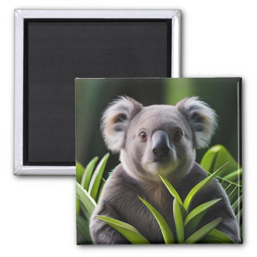 Cute Koala Bear The Fluffy Australian Marsupial Magnet