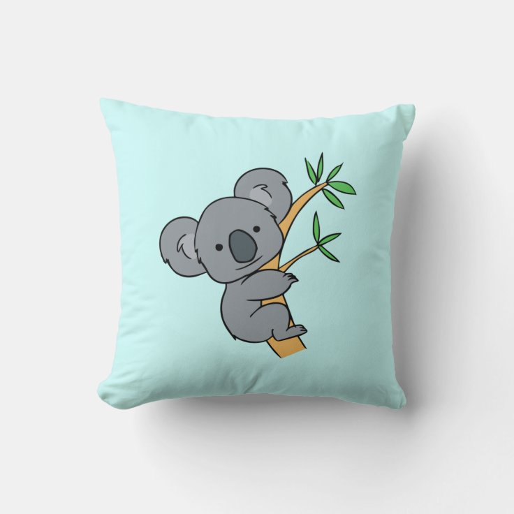 Cute Koala Bear Throw Pillow Zazzle