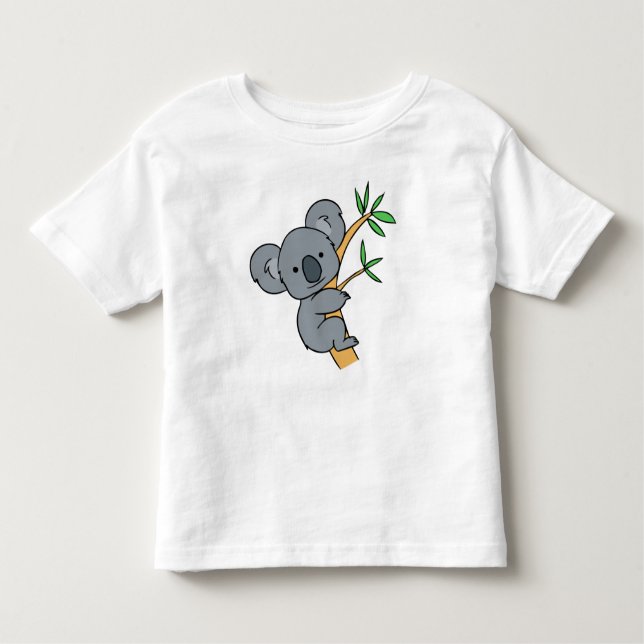 Cute Koala Bear Toddler T-shirt (Front)