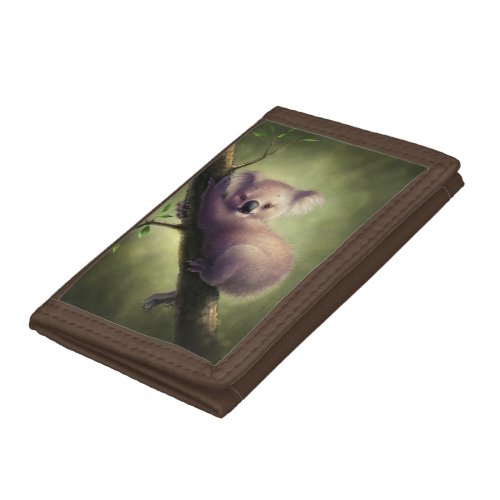 Cute Koala Bear TriFold Nylon Wallet