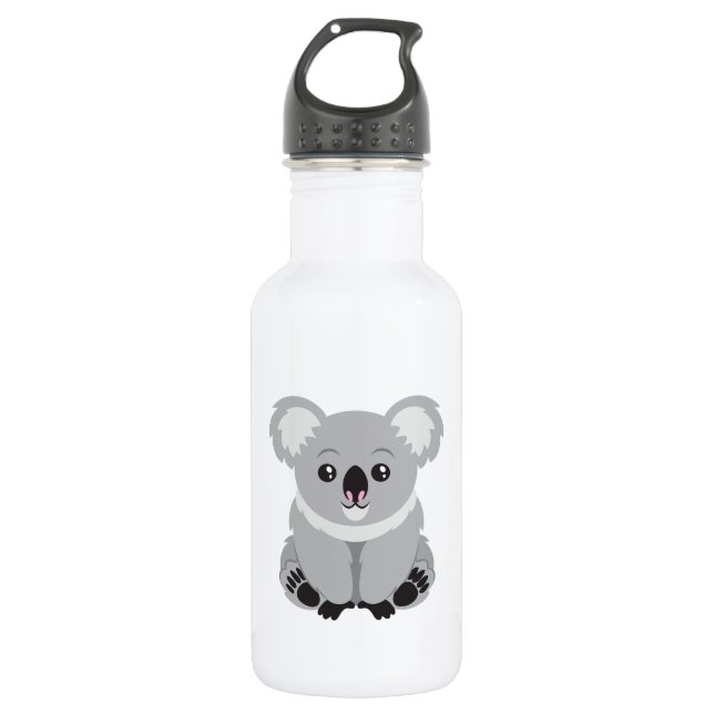 Cute Koala Bear Water Bottle (Front)