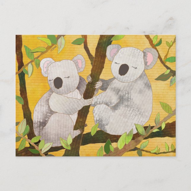 Cute Koala Bears in Australia Postcard (Front)