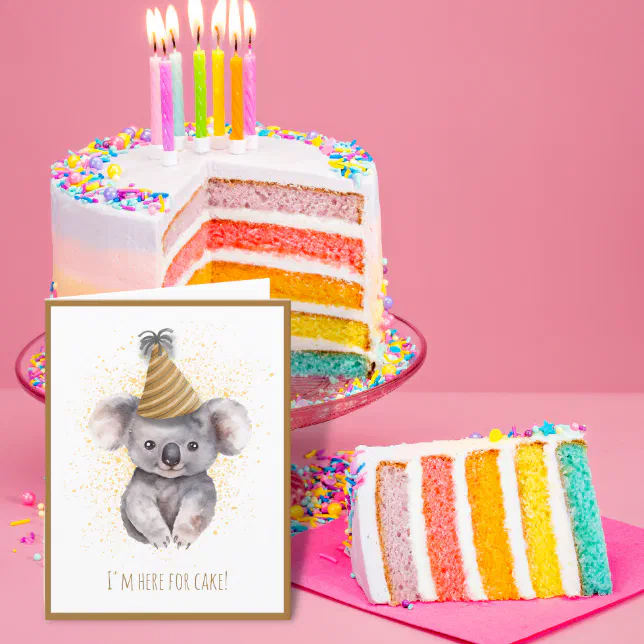 Cute Koala Birthday Card Zazzle