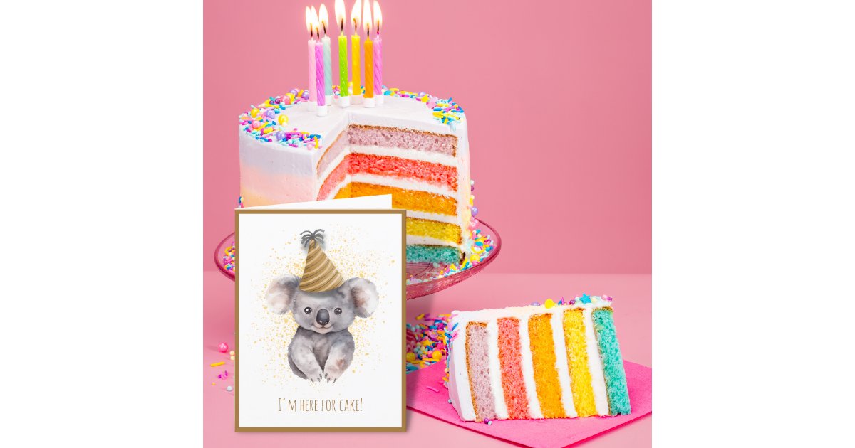 Cute Koala Birthday Card Zazzle