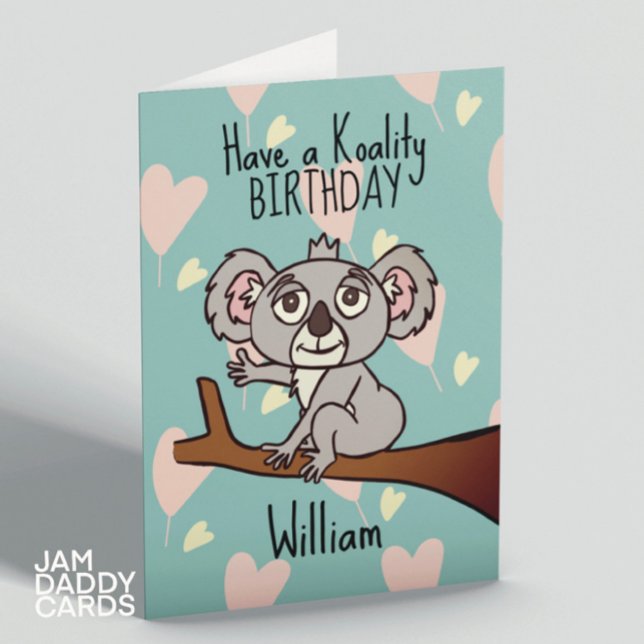 Cute Koala Birthday Card (Creator Uploaded)