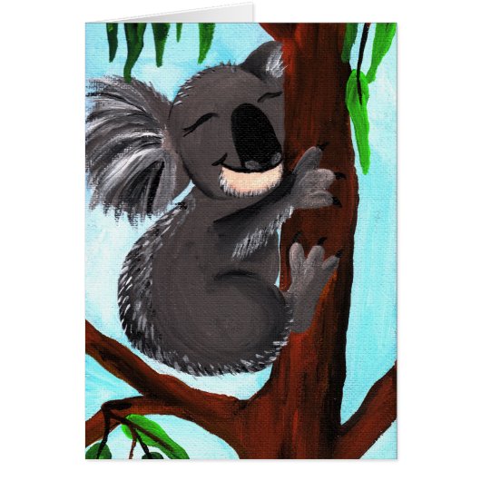 Cute Koala Cards (Front)