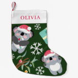 Cute Koala Christmas stocking