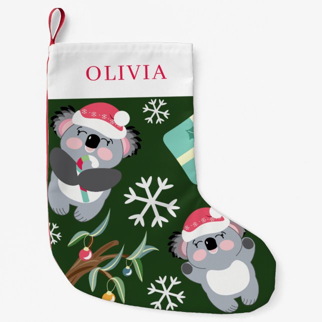 Cute Koala Christmas stocking (Front)