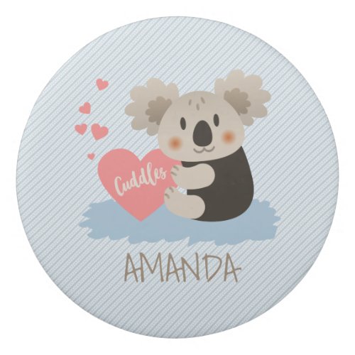 Cute Koala Cuddles ID386 Eraser