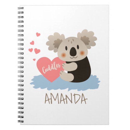 Cute Koala Cuddles ID386 Notebook