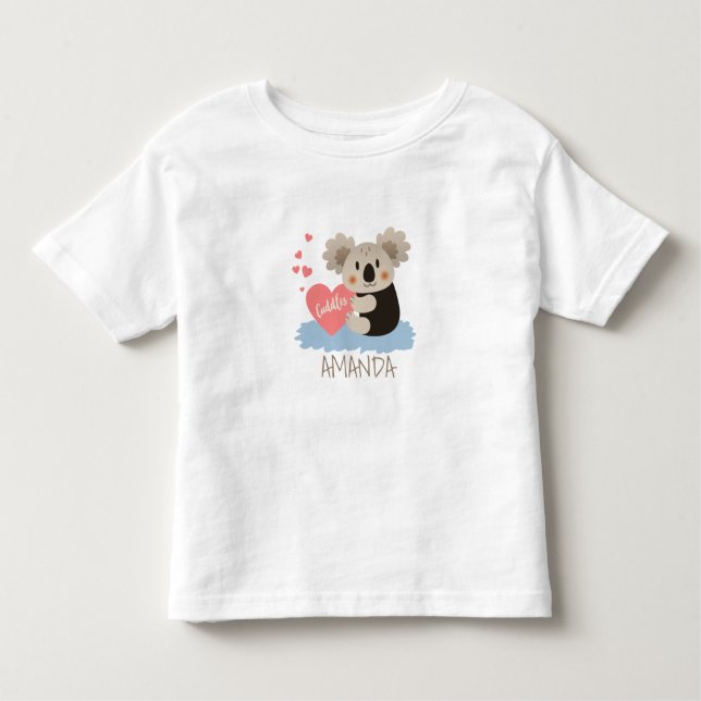 Cute Koala Cuddles ID386 Toddler T-shirt (Front)