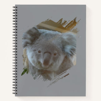Cute Koala Cust. BG Notebook