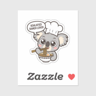 Cute Koala enjoying Ramen Sticker