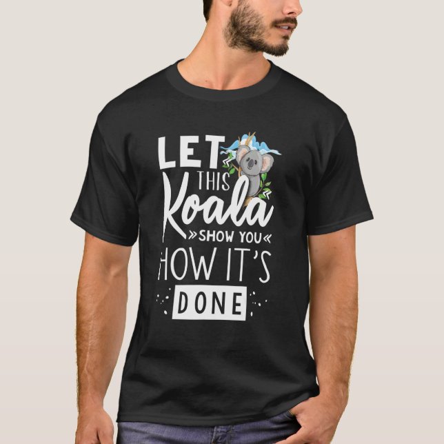 Cute Koala  Graphic Women Men Kids Koala T-Shirt (Front)