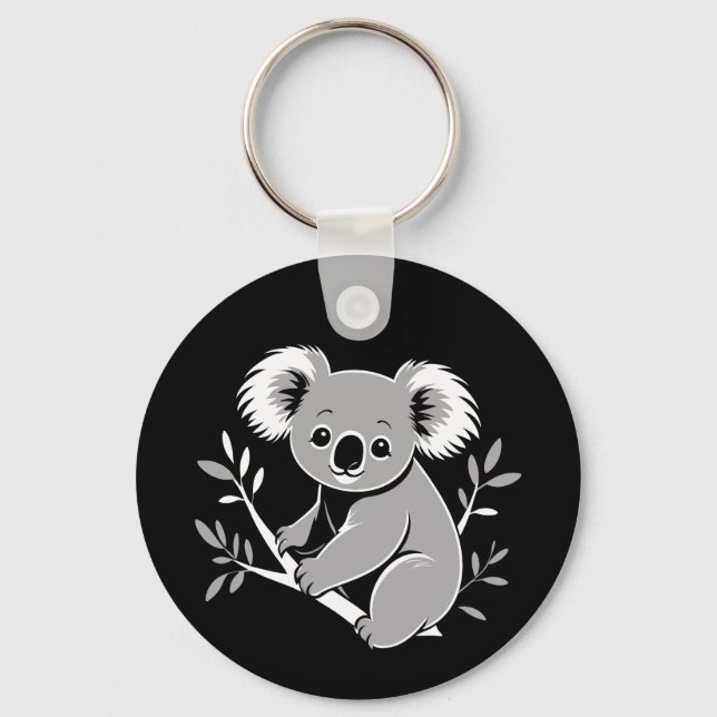 Cute Koala Keychain (Front)