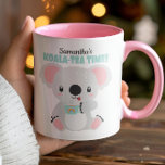 Cute Koala Koala-Tea Time Koala Mug<br><div class="desc">Cute Koala Koala-Tea Time Koala Mug - This “aussie-ome” koala mug is almost too much sweetness to “bear”. Australia's lovable and well known koala bear is featured here sipping a soothing, warm cup of tea. A wonderful gift option for tea lovers. Now we know we are very “koala-fied” to present...</div>