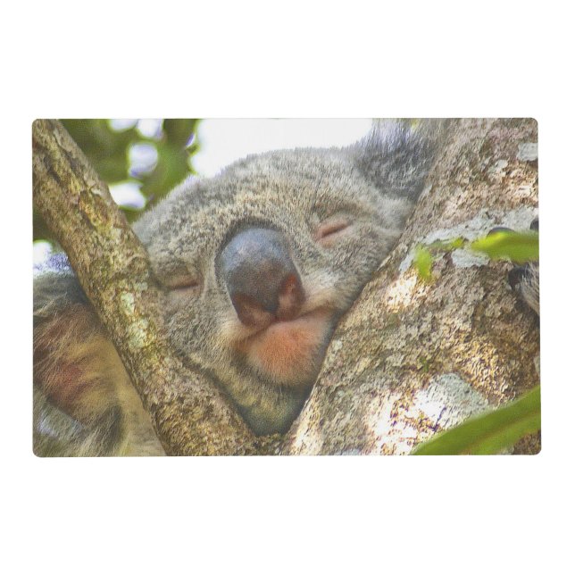 Cute Koala Laminated Placemat (Front)