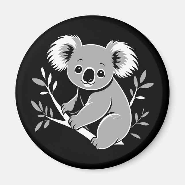 Cute Koala Magnet (Front)