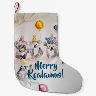 Cute Koala Merry Koalamus Christmas Stocking