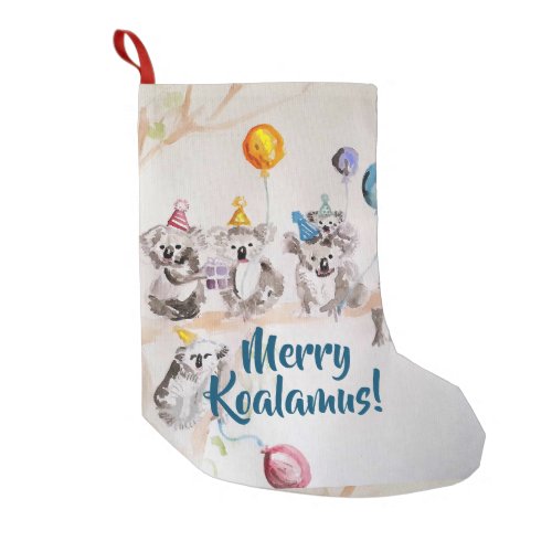 Cute Koala Merry Koalamus Christmas Stocking