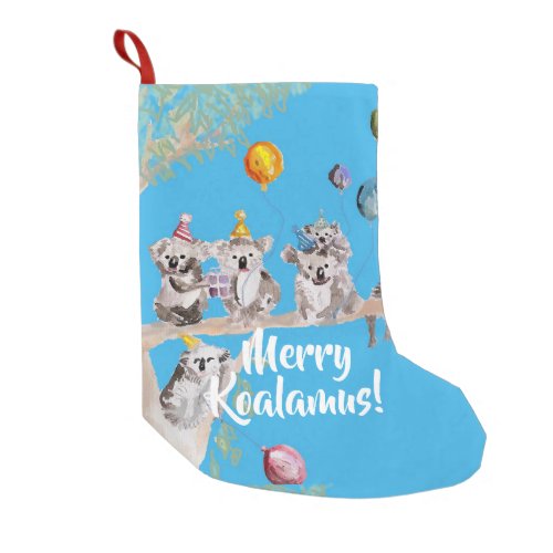 Cute Koala Merry Koalamus Christmas Stocking