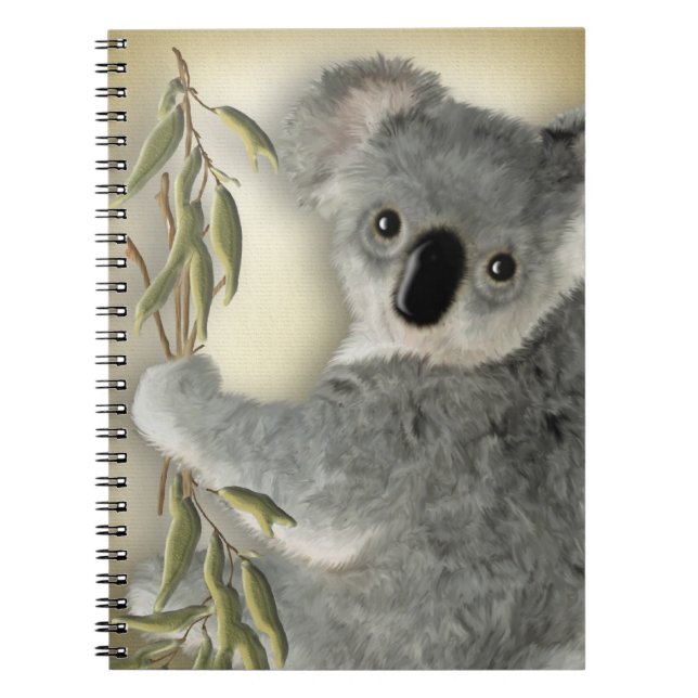 Cute Koala Notebook (Front)