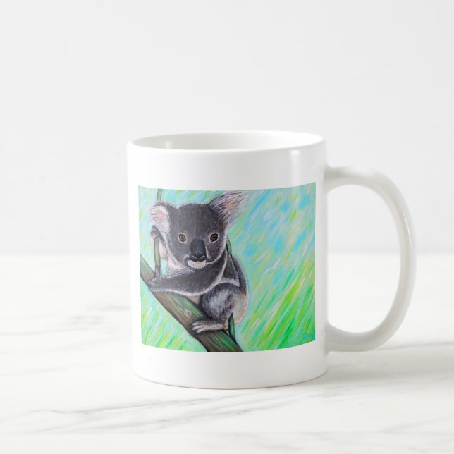 Cute Koala Painting Coffee Mug (Right)