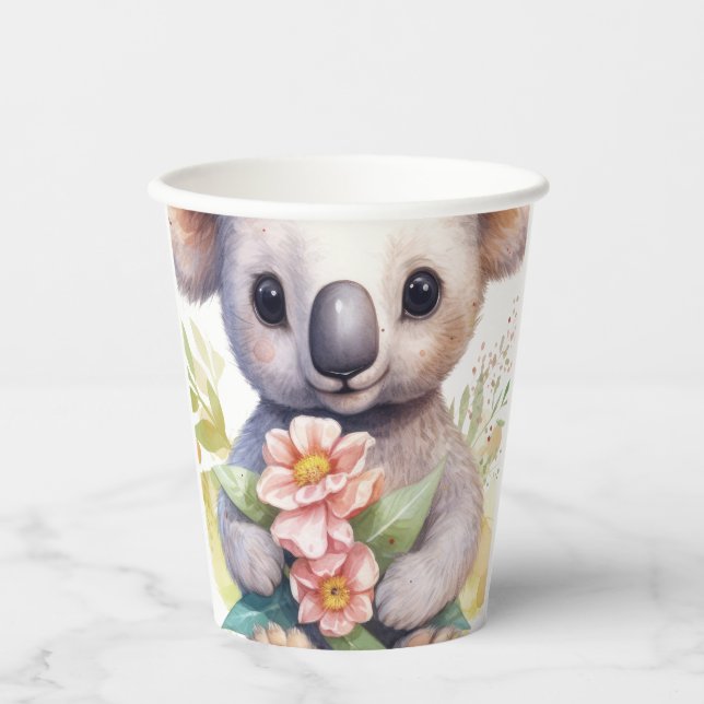Cute Koala Paper cup (Front)
