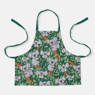 Cute Koala Pattern Apron