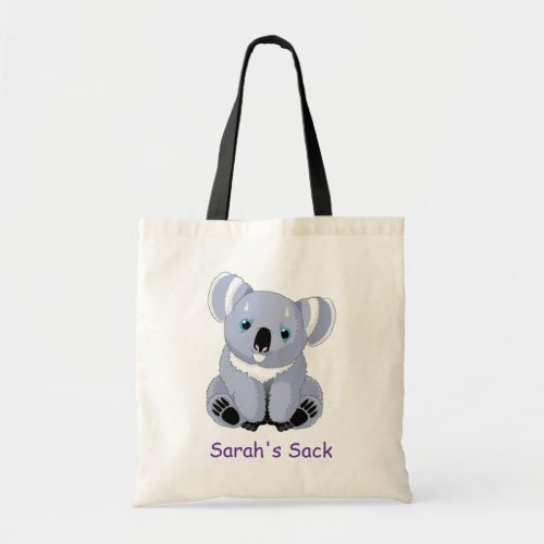 Cute Koala Personalized Bag