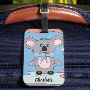 SERRV CREATING CONNECTIONS SMILING KOALA LUGGAGE TAG MADE IN INDIA 