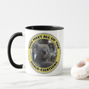 Cute koala ‘play on words’ mug