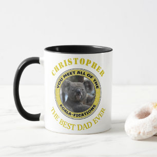 Cute koala ‘play on words’ personalized mug