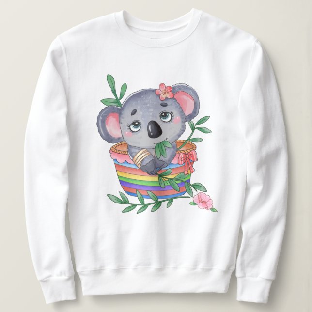 Cute Koala Sweatshirt (Design Front)