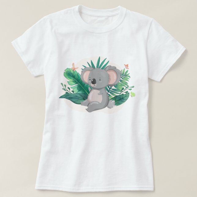 Cute Koala T-Shirt (Design Front)