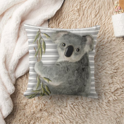 Cute Koala Throw Pillow | Zazzle