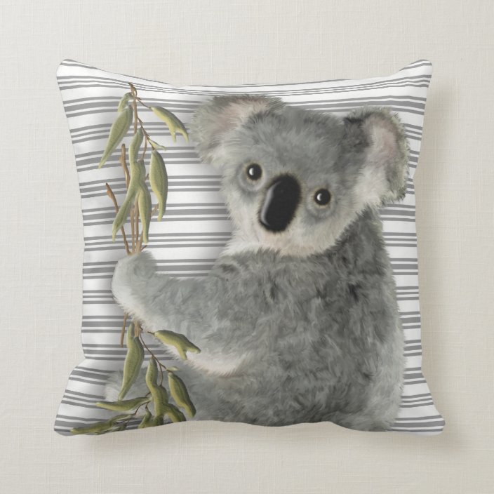 Cute Koala Throw Pillow | Zazzle.com
