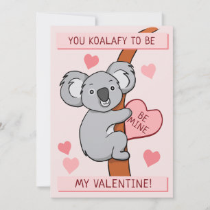 Cute Koala-ty Valentines Day Card