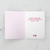 Cute Koala-ty Valentines Pink Greeting Card (Inside)