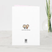 Cute Koala-ty Valentines Pink Greeting Card (Back)