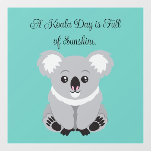 Cute Koala Window Cling