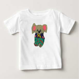 Cute koala with human clothes drawing baby T-Shirt
