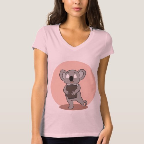 Cute_koala_with_pillow_illustration_23716198_1002 T_Shirt