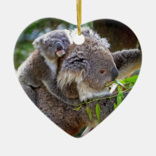 Cute Koalas Ceramic Ornament